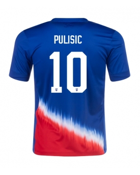 Stati Uniti Christian Pulisic #10 Maglia Gara Trasferta Repliche Copa America 2024 Stati Uniti Christian Pulisic #10 Maglia Gara Trasferta Repliche Copa America 2024